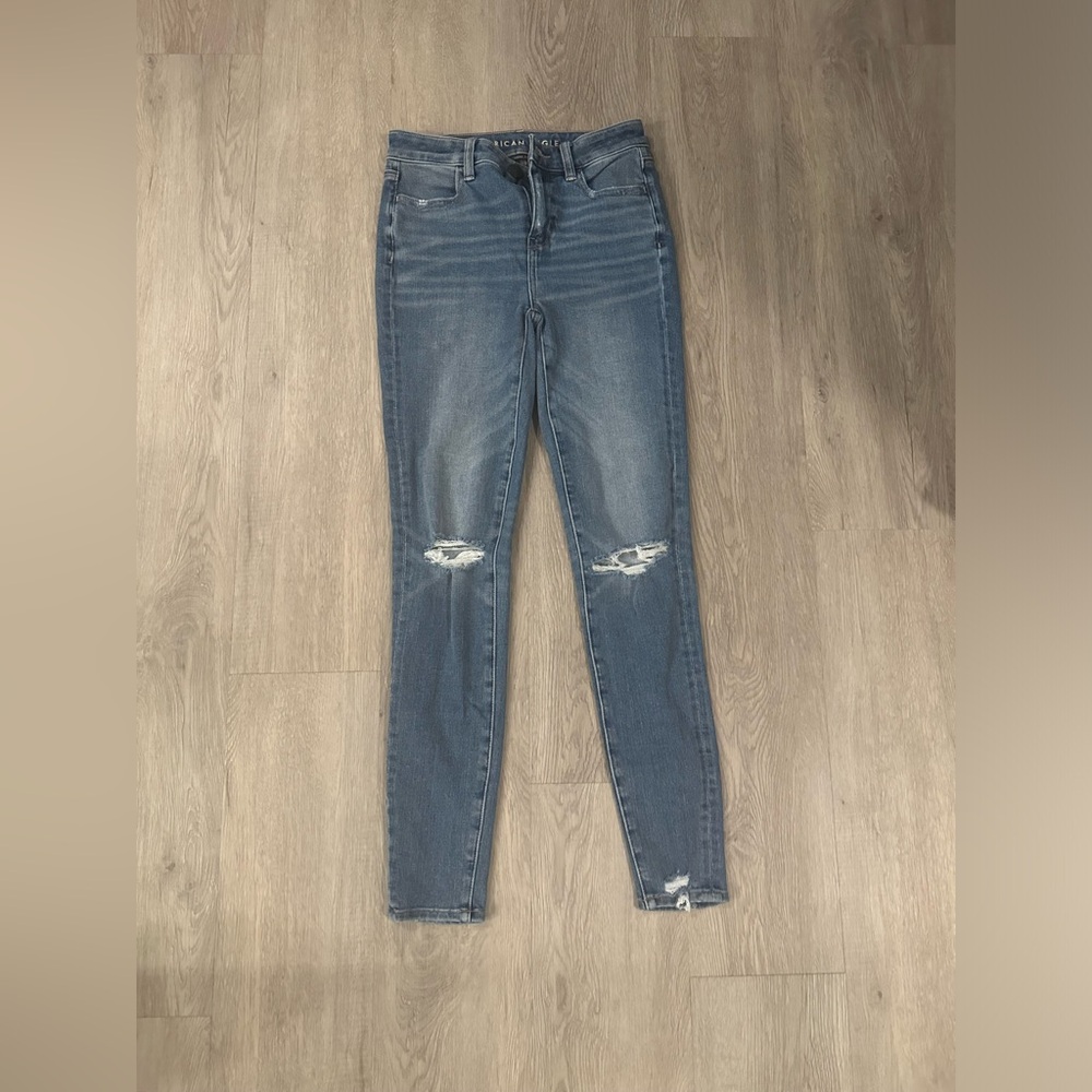 American Eagle Curvy High Rise Dream Jeans ( Size 0 R )